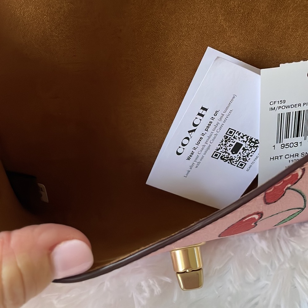 Coach Cherry Print Sunglass Case - Picture 7 of 11
